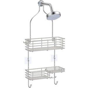 Hanging Shower Head Caddy, Rustproof Bathroom Shower Room Shelf